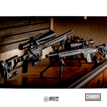 Two Sniper Rifles Built For A Police Department Swat Sniper Team Using Vision Chassis