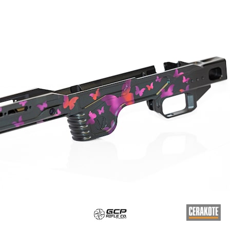 Powder Coating: Sniper,Sangria H-348,S.H.O.T,Precision Rifle,Armor Black H-190,Custom Camo,Chassis,girl,Butterflies,FIRE  E-310,Butterfly,Prison Pink H-141