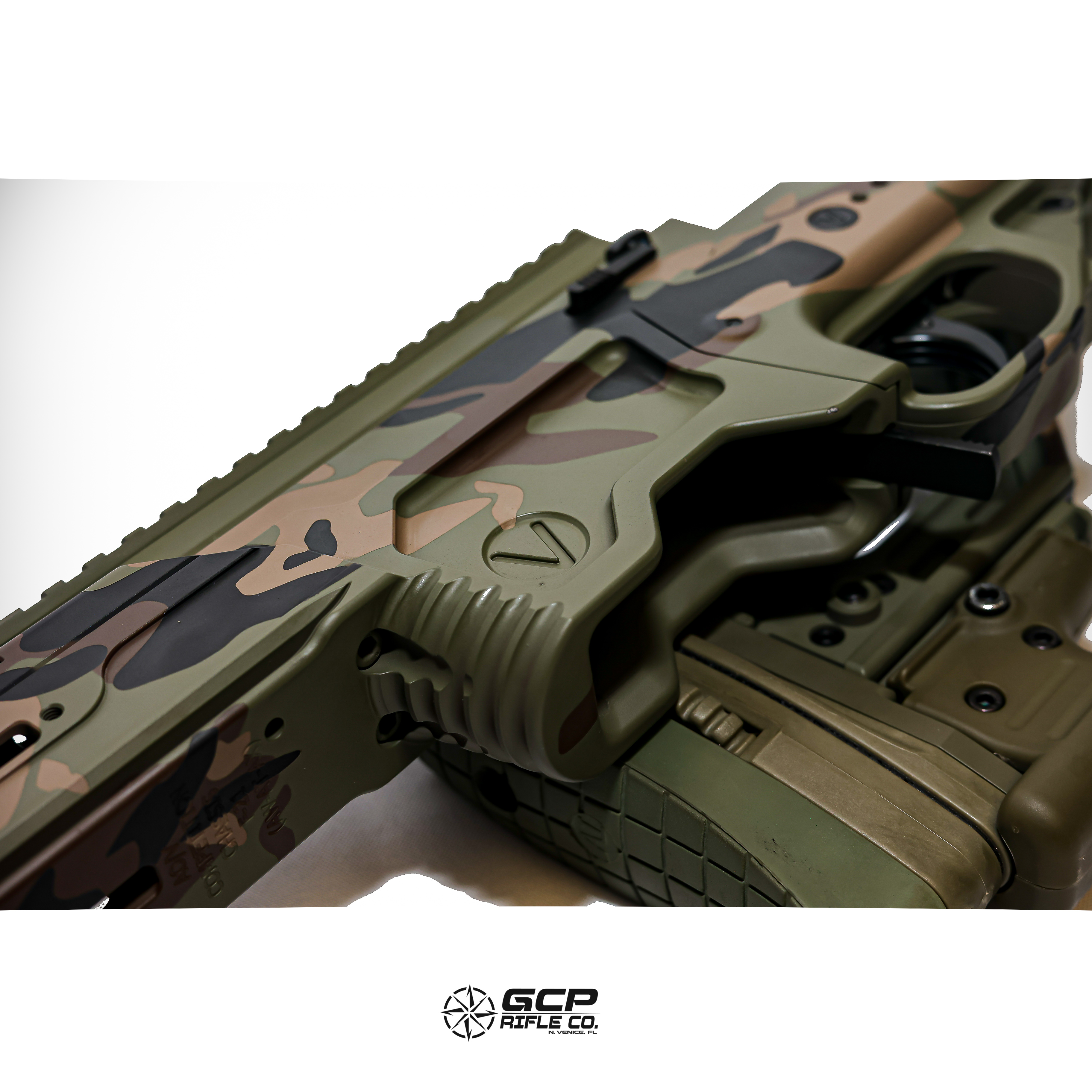 M81 Color Pattern Custom M81 camo pattern on a AI Vision chassis | Cerakote