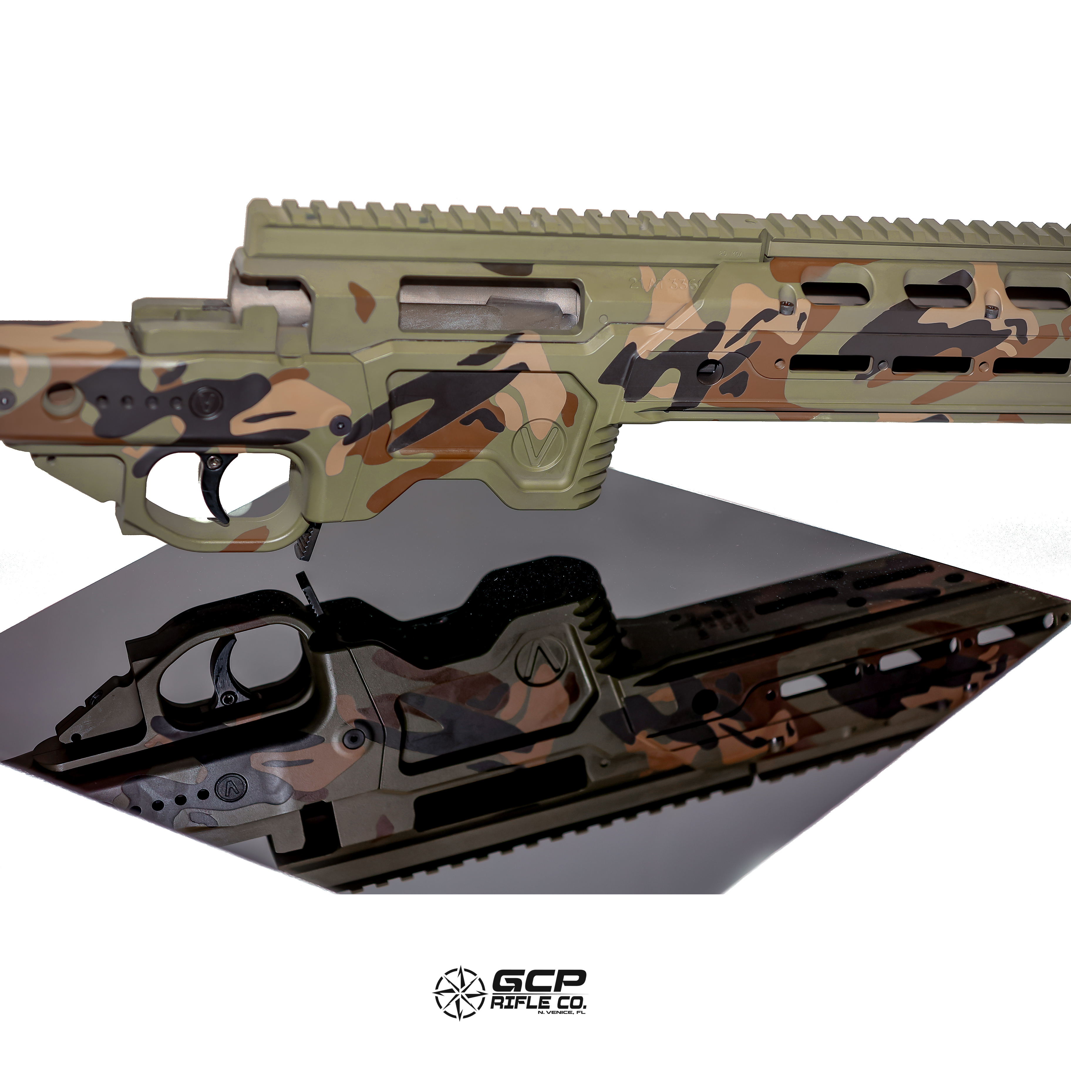 M81 Color Pattern Custom M81 camo pattern on a AI Vision chassis | Cerakote