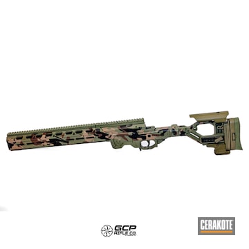 Custom M81 Camo Pattern On A Ai Vision Chassis