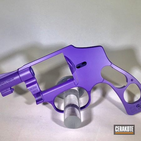 Powder Coating: Smith & Wesson,S.H.O.T,Revolver,Bright Purple H-217