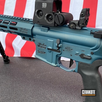 Blue Titanium Ar Rifle