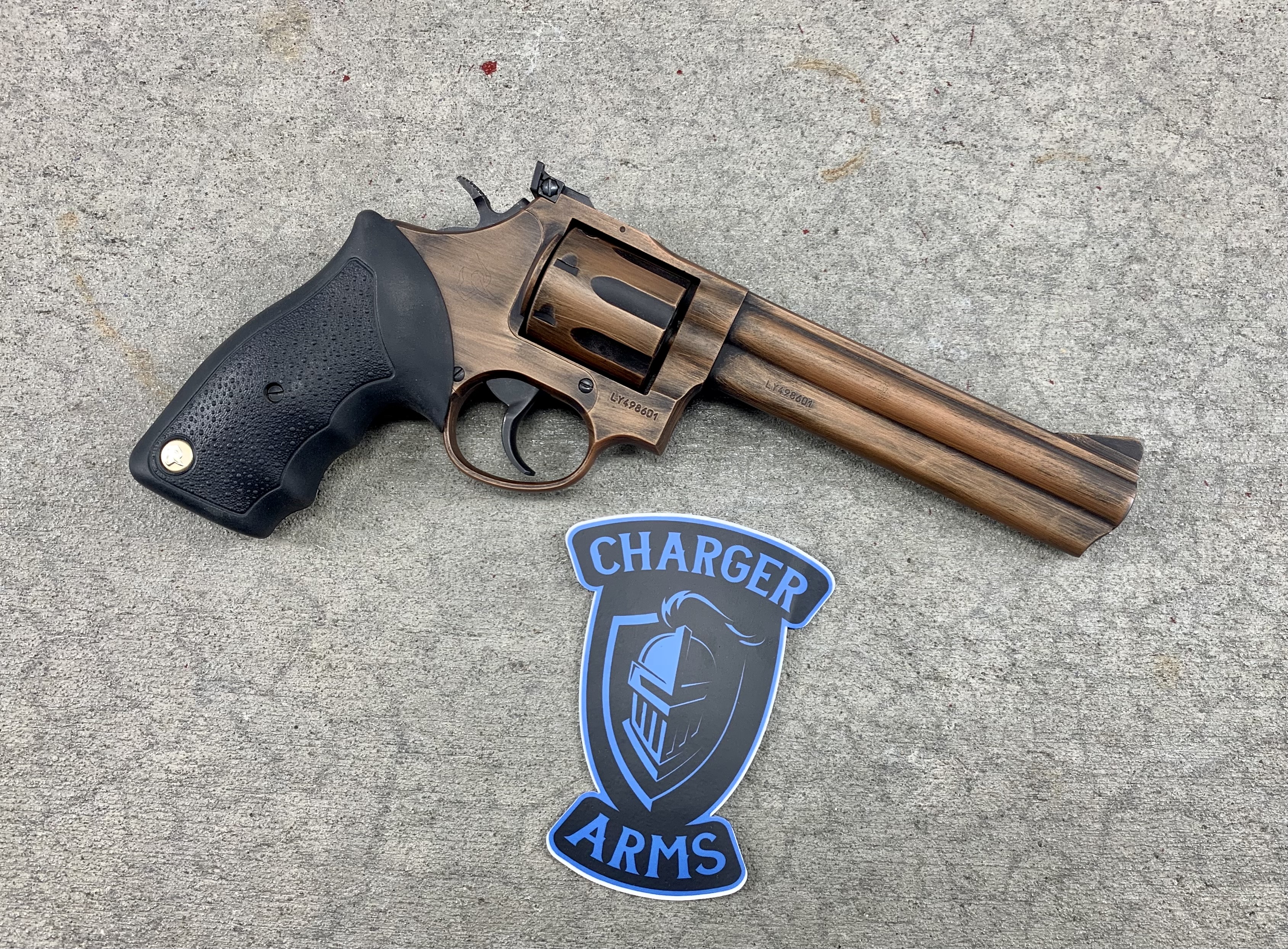 Copper Revolver Copper Battleworn Revolver | Cerakote