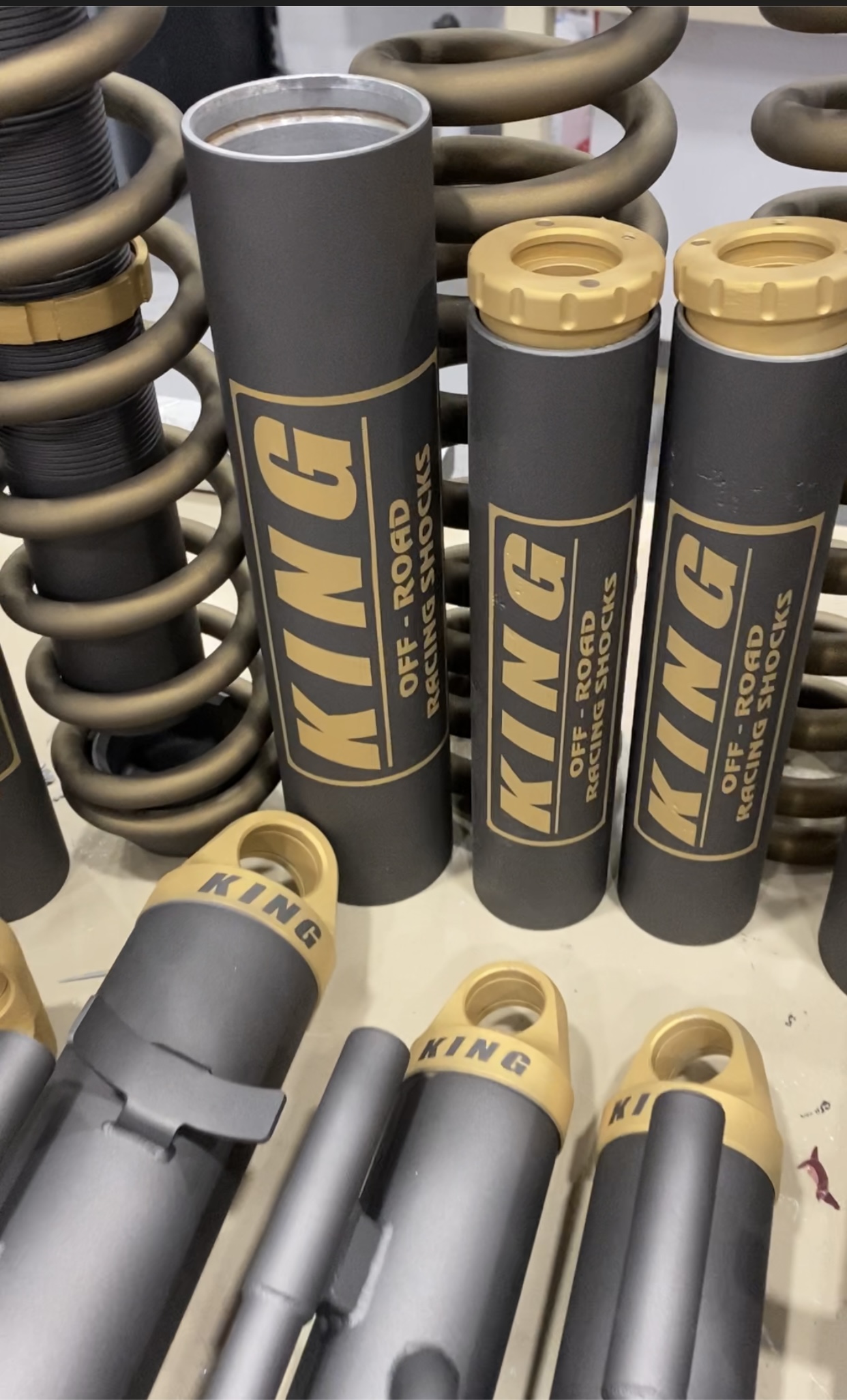 Shock Spring Powder Coating Custom king suspension cerakote | Cerakote
