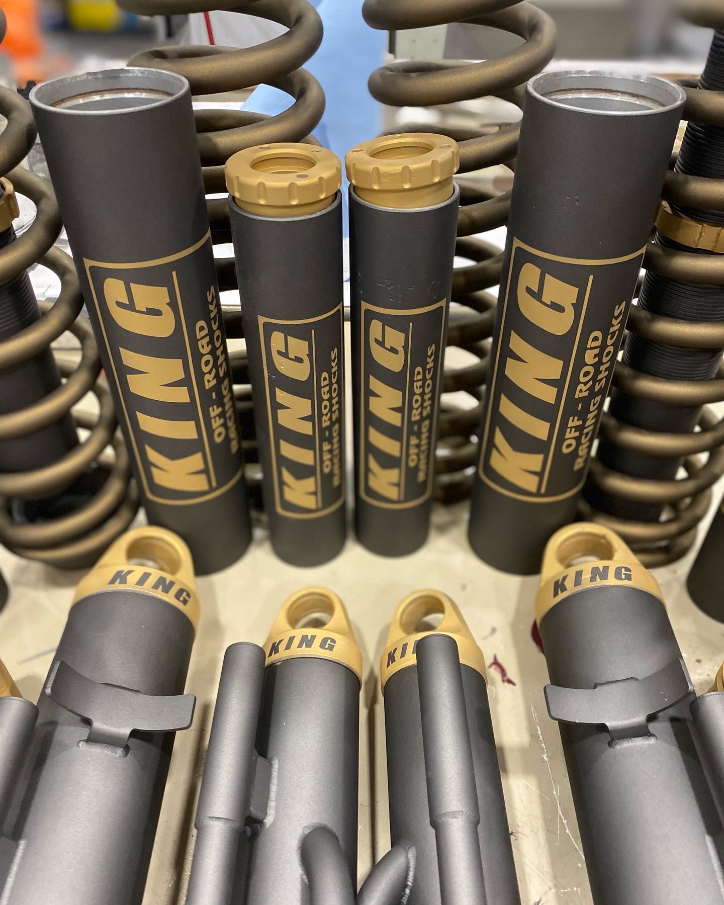 Shock Spring Powder Coating Custom king suspension cerakote | Cerakote