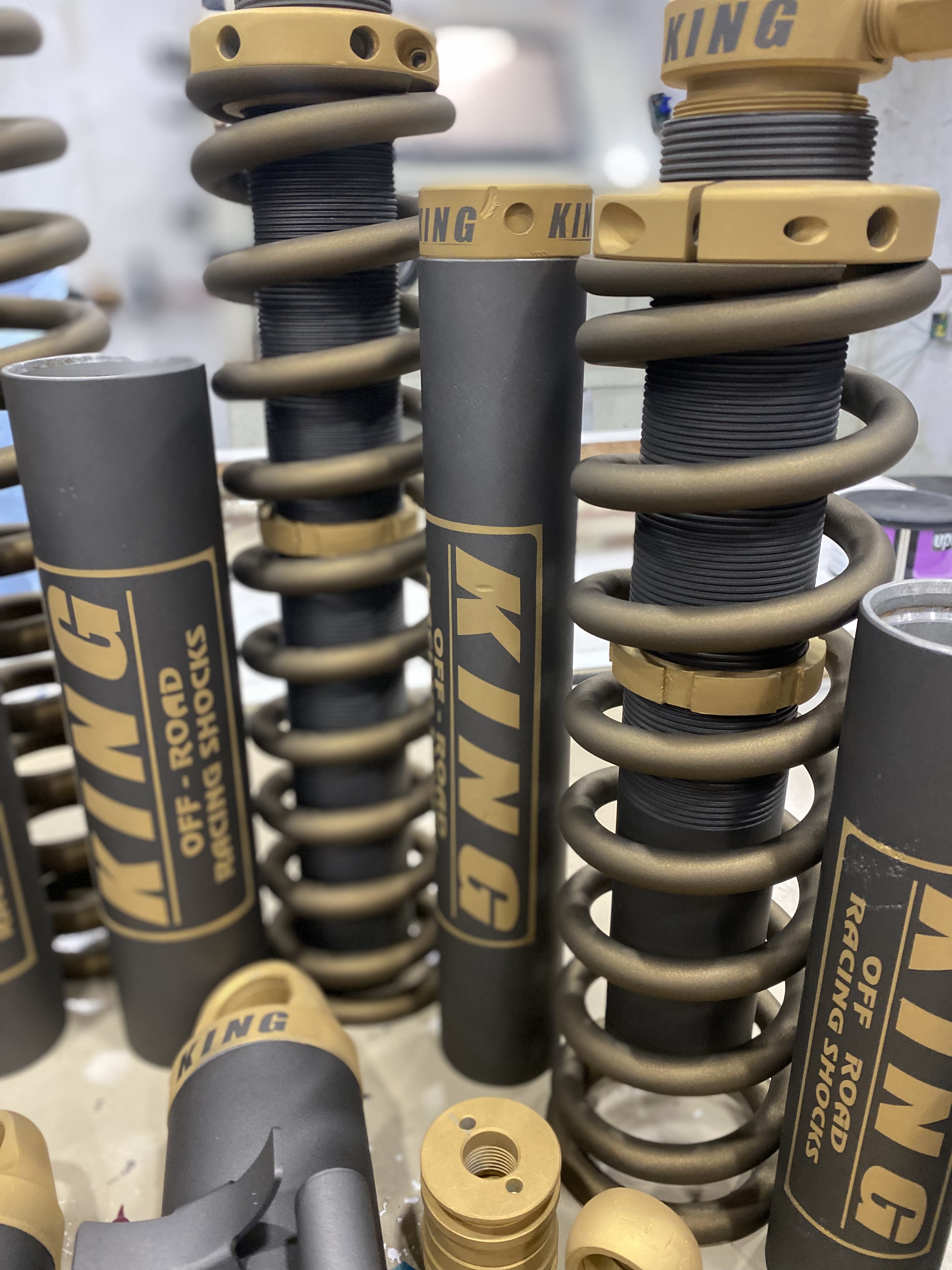 Shock Spring Powder Coating Custom king suspension cerakote | Cerakote