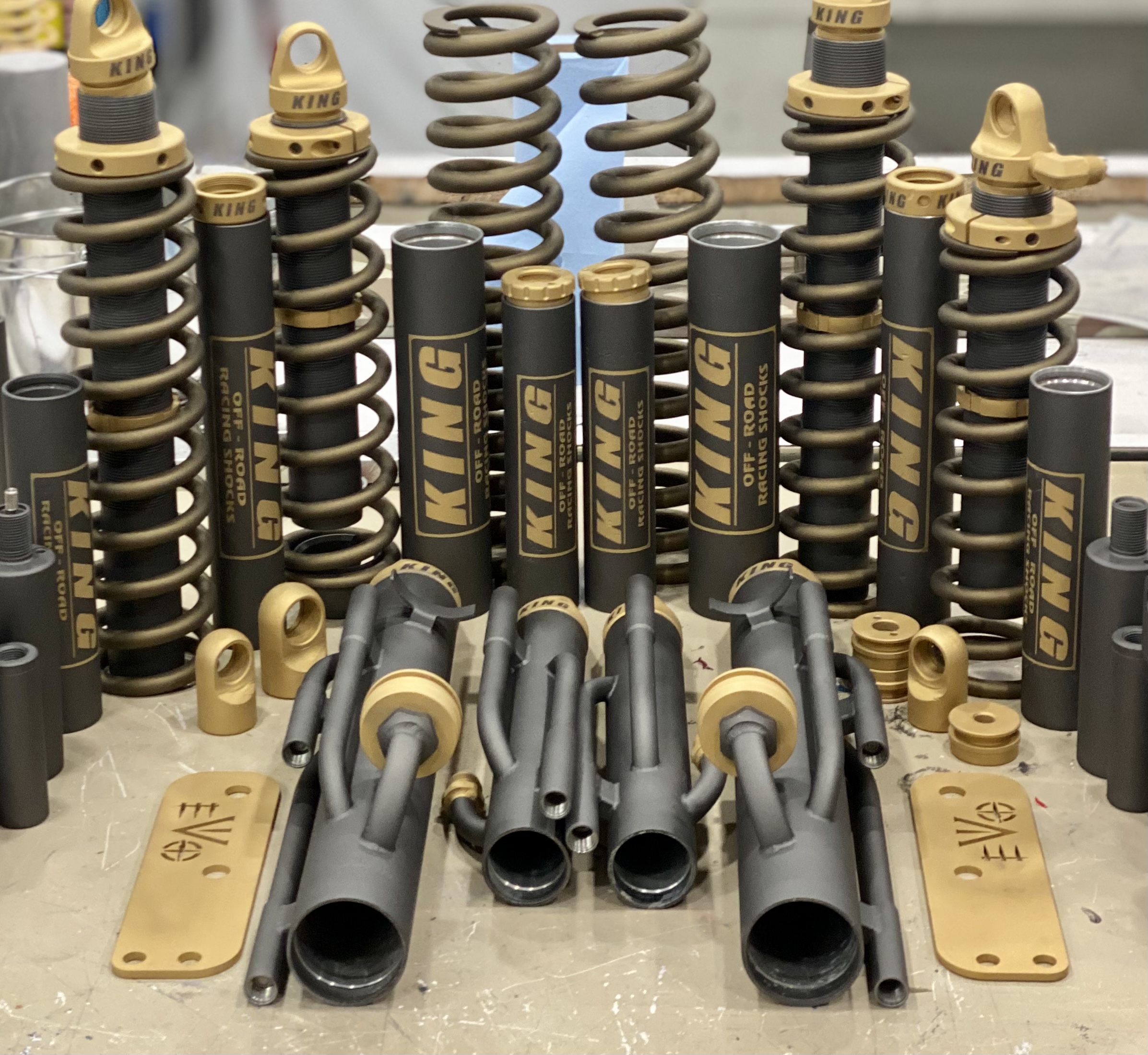 Shock Spring Powder Coating Custom king suspension cerakote | Cerakote