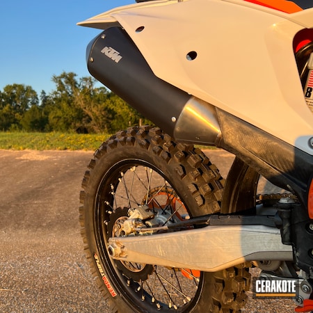 Powder Coating: Graphite Black H-146,Motorcycles,Racing,Automotive,KTM,Dirtbike,Motorcycle Parts