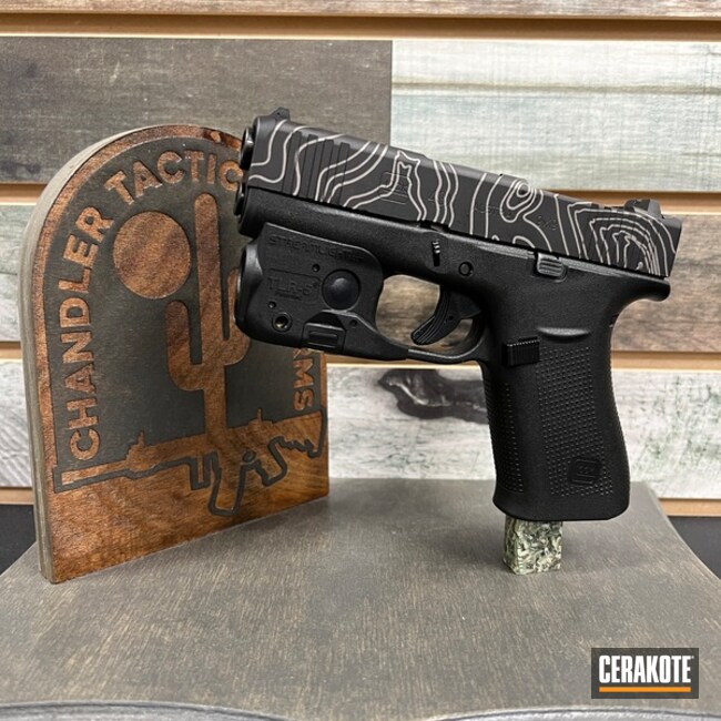 Cerakoted Graphite Black And Stainless Glock