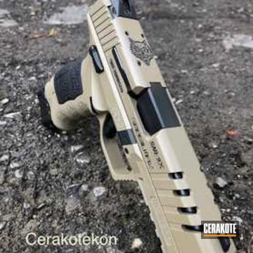 Cerakoted Graphite Black And Magpul® Fde Pistol