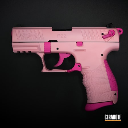 Powder Coating: Girly,Bazooka Pink H-244,Princess,S.H.O.T,Girls Gun,For the Girls,Walther P22,Prison Pink H-141