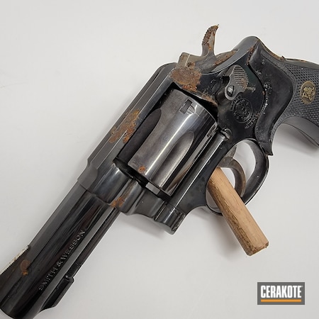 Powder Coating: S.H.O.T,Revolver,Midnight Blue H-238,Flood Damage Restoration