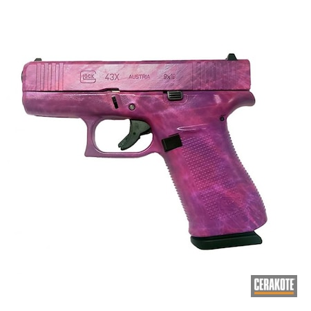 Powder Coating: Glock,PURPLEXED H-332,S.H.O.T,SIG™ PINK H-224,Glock 43X,Camo,Custom Camo,Bright Purple H-217,HIGH GLOSS CERAMIC CLEAR MC-160,Pistols,43x