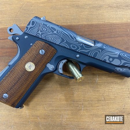 Powder Coating: S.H.O.T,Pistol,Colt 1911,Gun Metal Grey H-219,Sniper Grey H-234,Colt,Damascus
