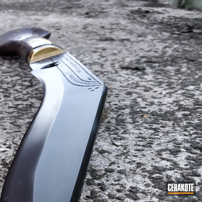 Cerakoted: Knife Blade,Gloss Black H-109,Knife,Blade,Knives