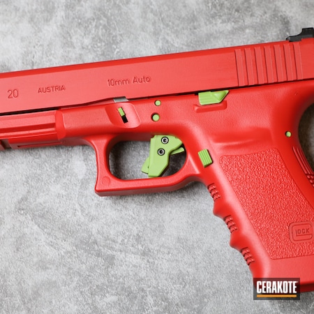 Powder Coating: Glock,Zombie Green H-168,S.H.O.T,Handguns,Pistol,Handgun,Pistols