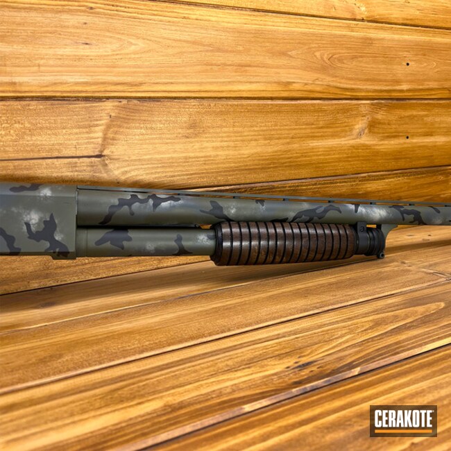 Cerakoted Desert Sand, Sniper Green, Sig™ Dark Grey And Graphite Black Ithaca Gun Company