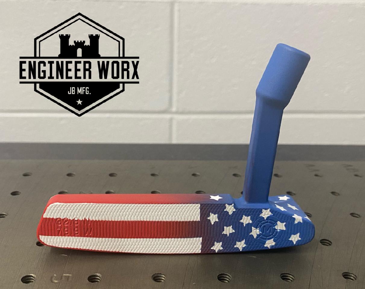 Patriotic Meridian putter | Cerakote