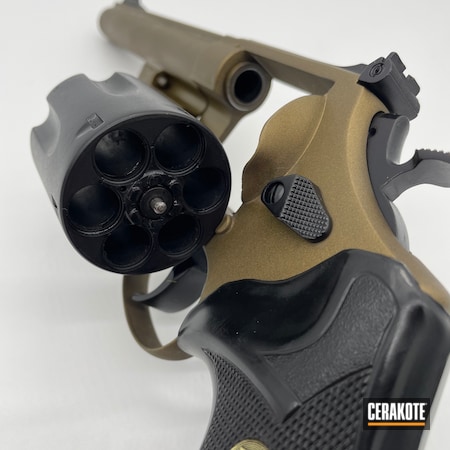 Powder Coating: Smith & Wesson,S.H.O.T,BARRETT® BRONZE H-259,Gold H-122,Revolver,Wheel Gun,Custom Revolver