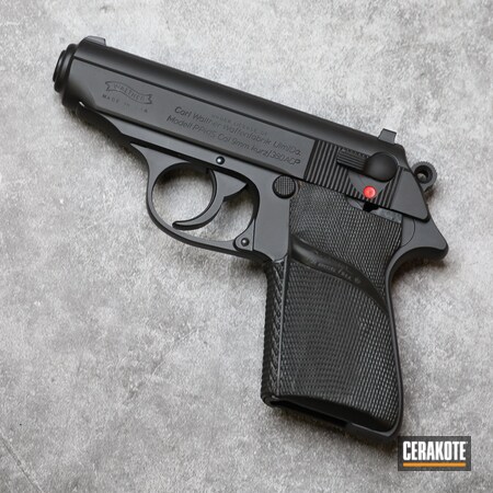 Powder Coating: S.H.O.T,Handguns,Pistol,Walther,Armor Black H-190,PPK,Handgun,Pistols