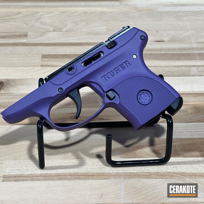 Cerakoted: S.H.O.T,LCP,Ruger,Bright Purple H-217,Pistol,Purple