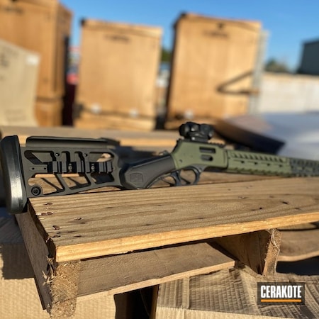 Powder Coating: Graphite Black H-146,MULTICAM® DARK GREEN H-341,Marlin,S.H.O.T,Lever Action Rifle,Lever Action