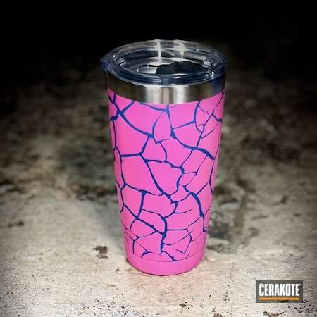 Powder Coating: Patriot Blue H-362,S.H.O.T,Cracked,YETI Cup,Prison Pink H-141