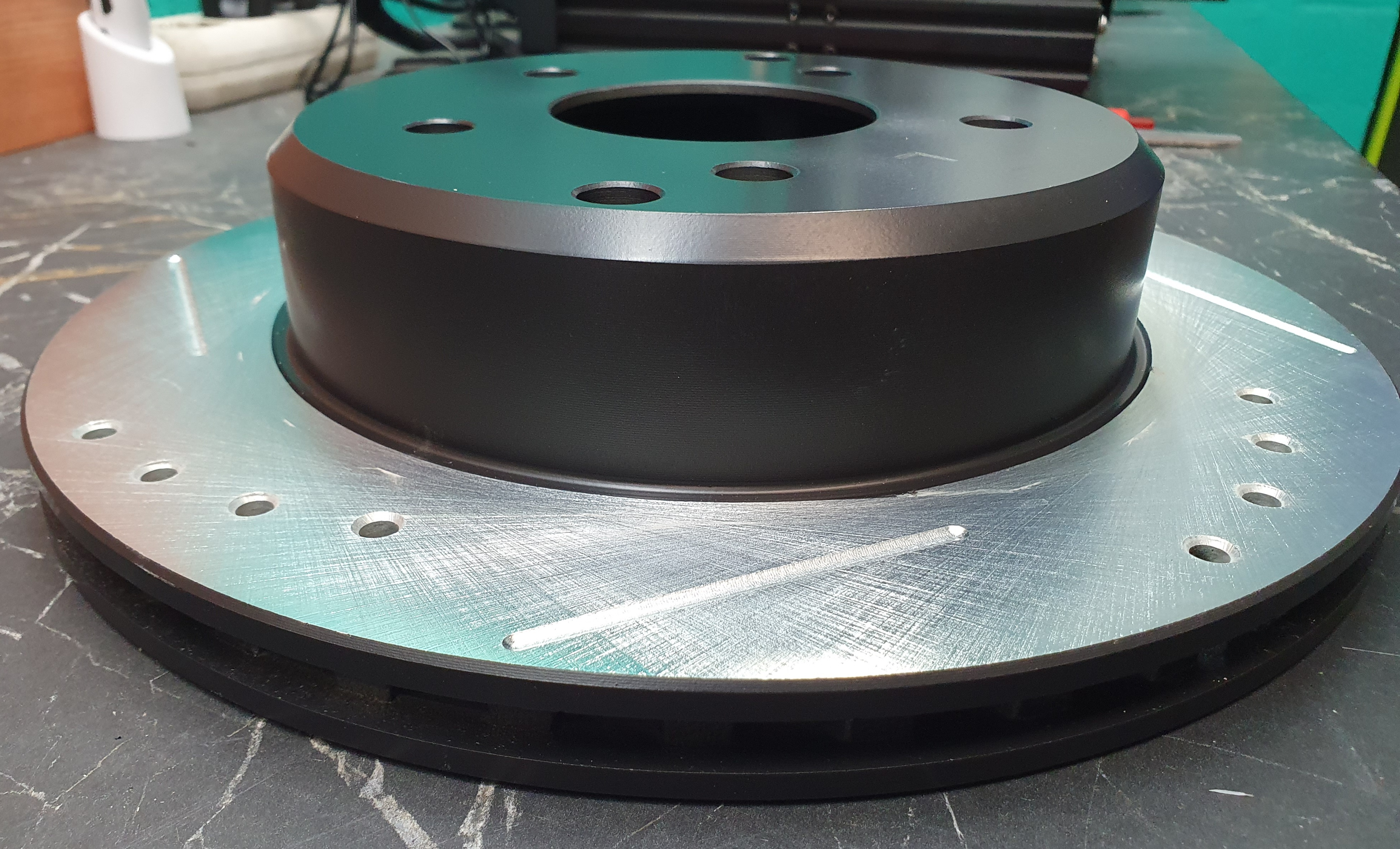 Powder Coating Brakes Rotor Brake Rotors using C-7300 | Cerakote