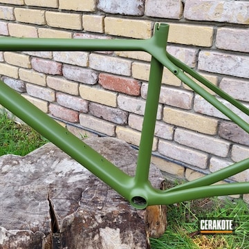 Multicam® Bright Green Bike Frame