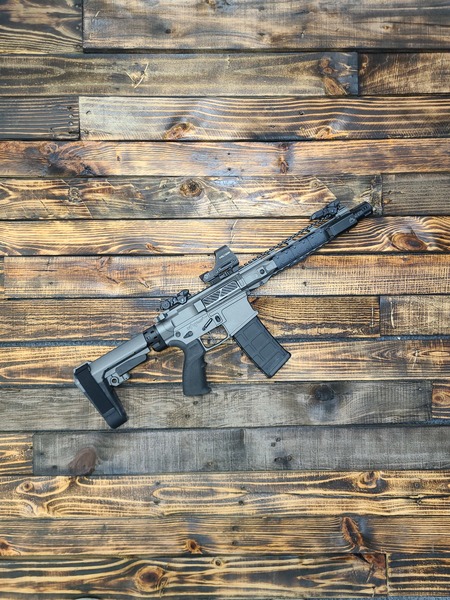Jericho AR-15 Cerakoted using Tungsten | Cerakote