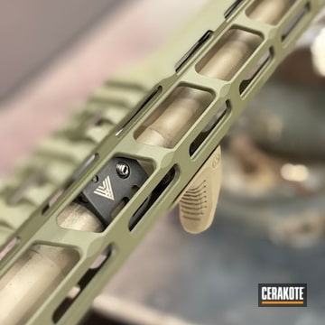 Ar-15 In Sniper Green With Magpul Fde