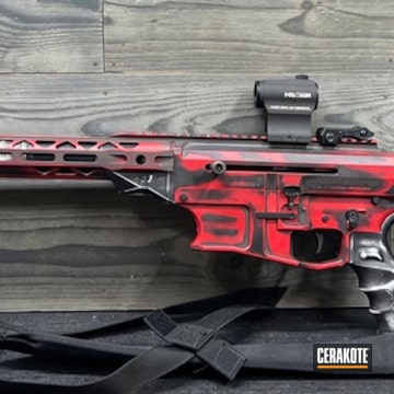 Battleworn Ria Vr-80 In Ruby Red And Storm Trooper White