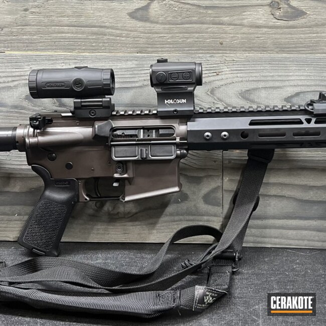 Ar-15 In Vortex Bronze And Armor Black Accents