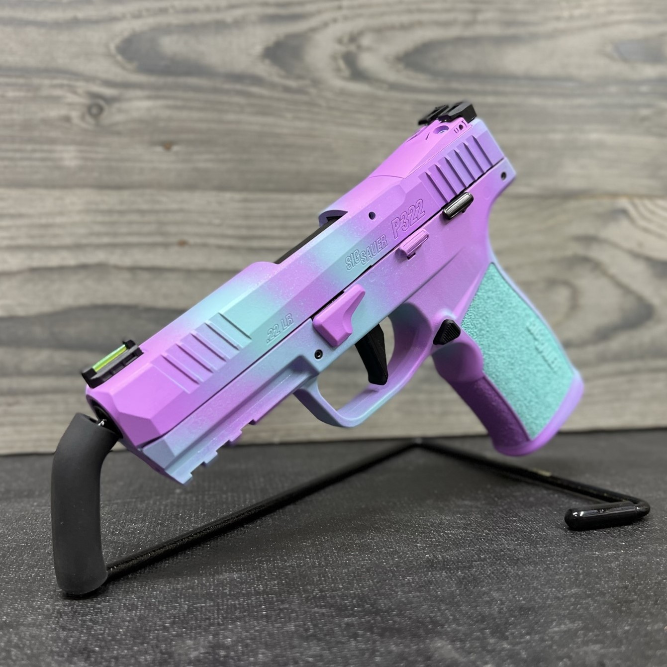 Sig P322 in Purplexed and Robin's Egg Blue | Cerakote