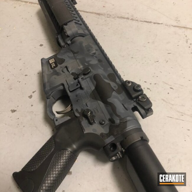 Cerakoted Sniper Grey, Glock® Grey And Gen Ii Graphite Black Black Multicam Firearm
