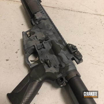 Cerakoted Sniper Grey, Glock® Grey And Gen Ii Graphite Black Black Multicam Firearm