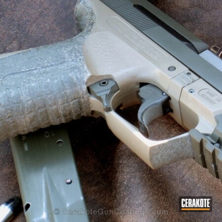 Powder Coating: Graphite Black H-146,Handguns,Walther,P99,O.D. Green H-236,MAGPUL® FLAT DARK EARTH H-267