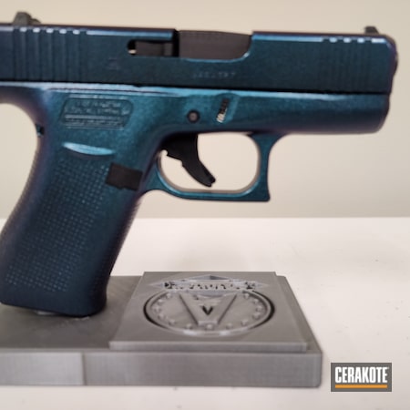 Powder Coating: GunCandy,S.H.O.T,SOCOM BLUE  H-245,Glock 43X,HIGH GLOSS ARMOR CLEAR H-300