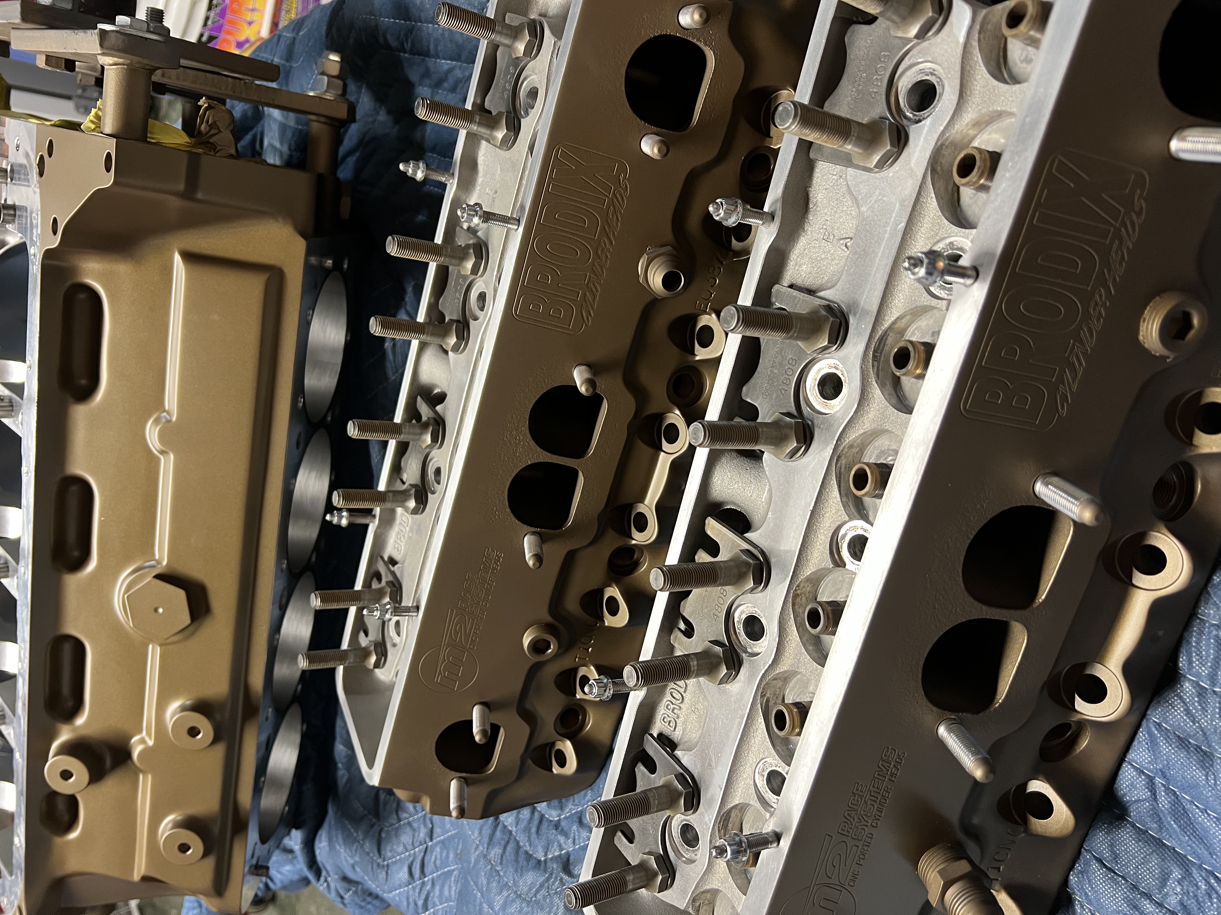 V8 Block and Heads | Cerakote