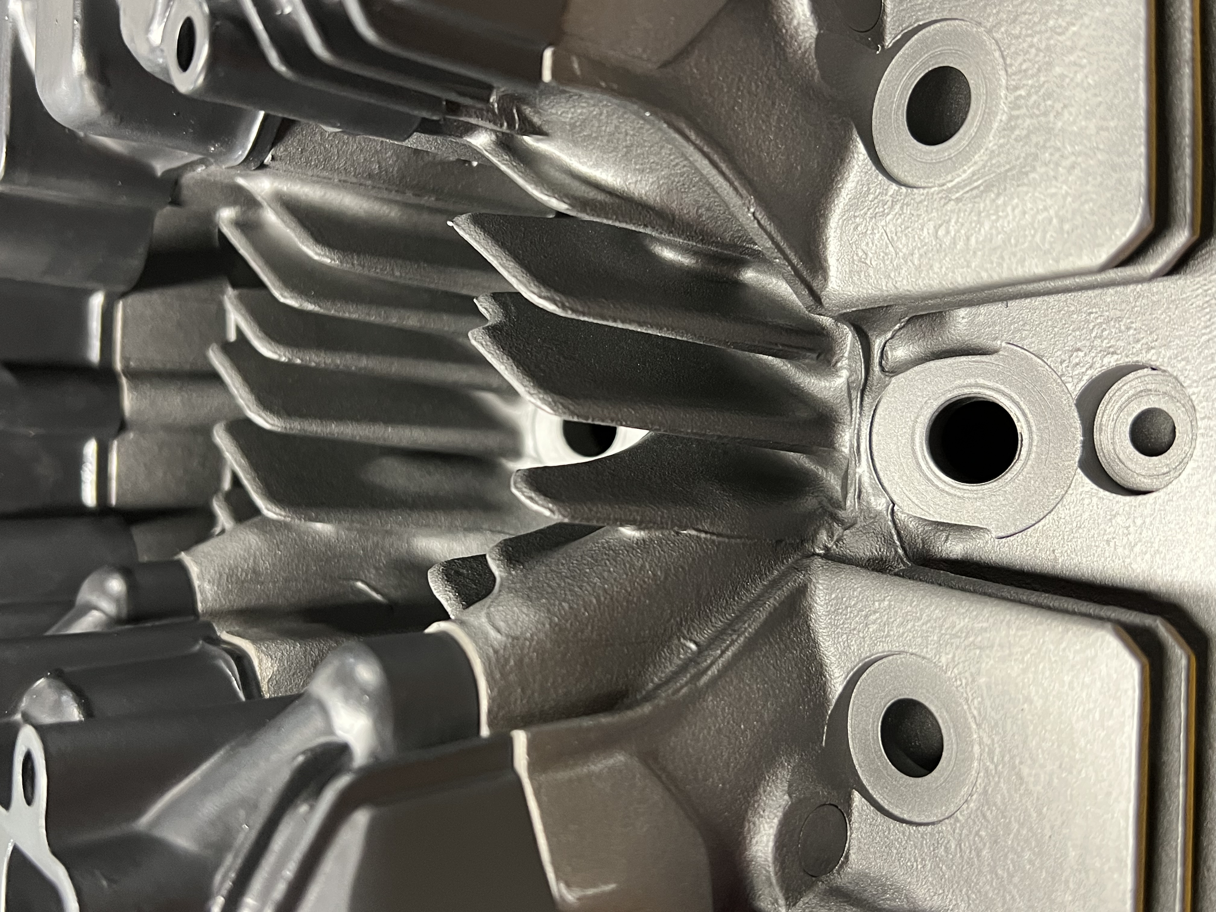 Engine Block coated with Cobalt and Black Velvet | Cerakote