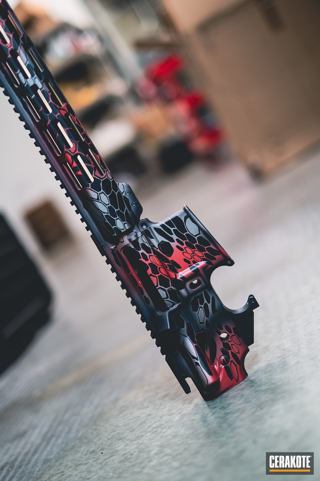 AR Builder Set Kryptek Red Cerakote