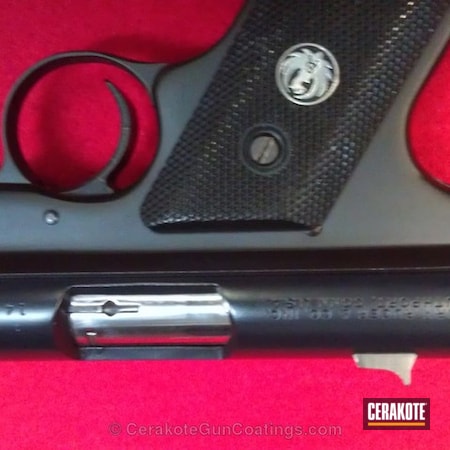 Powder Coating: Graphite Black H-146,Handguns,SOCOM BLUE  H-245,Ruger