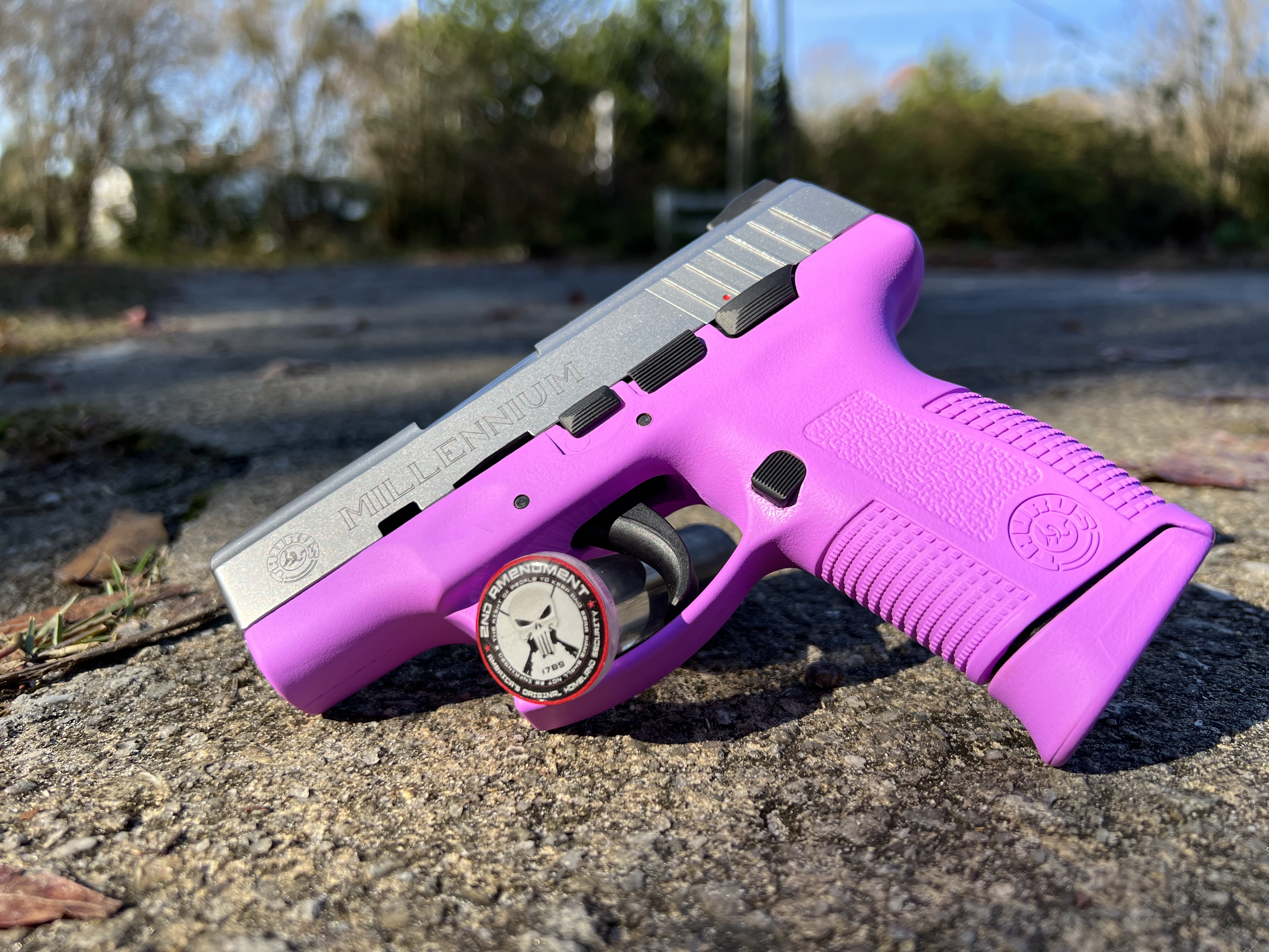 Taurus featuring Graphite Black and Purplexed | Cerakote