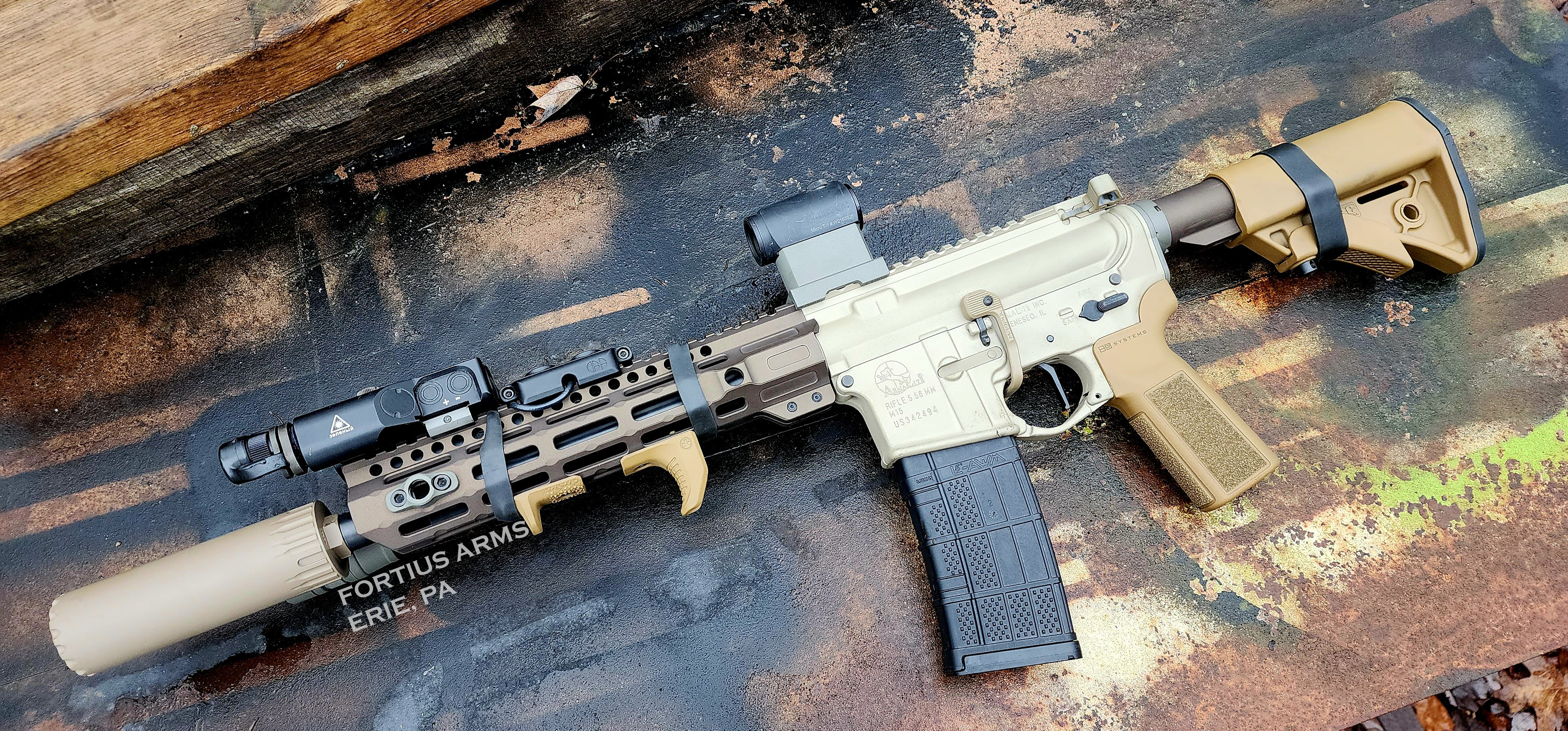 50 Shades of Tan Rifle HK Clone | Cerakote