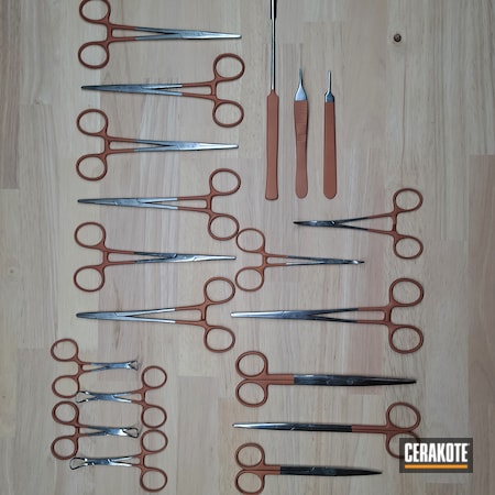 Powder Coating: COPPER SUEDE H-310,Surgical Instruments