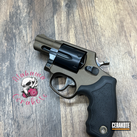 Powder Coating: Midnight Bronze H-294,BLACKOUT E-100,S.H.O.T,Revolver,Wheel Gun,Taurus,Taurus Revolver