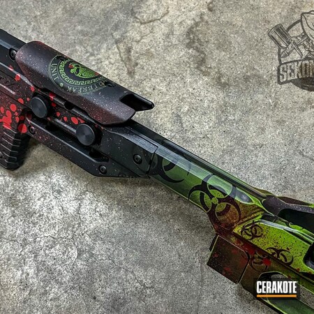 Powder Coating: ROSE GOLD H-327,Zombie Green H-168,MDT Chassis,longrange,S.H.O.T,Sniper Rifle,MDT,Oryx Chassis,FIREHOUSE RED H-216,Gen II Graphite Black HIR-146