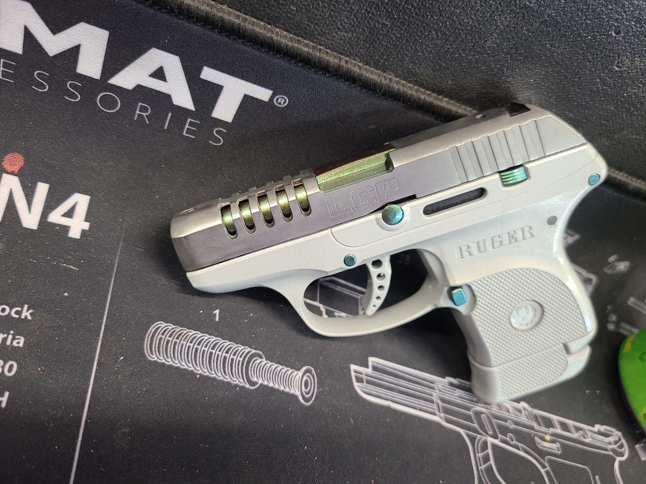 Cerekote Raging Hunter Ruger with a Cerakote Fx Hunter and Crushed Silver Finish | Cerakote