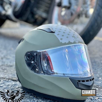 Distressed American Flag Motorcycle Helmet